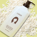 shampooing et revitalisant à l&#39;eau de riz lavé